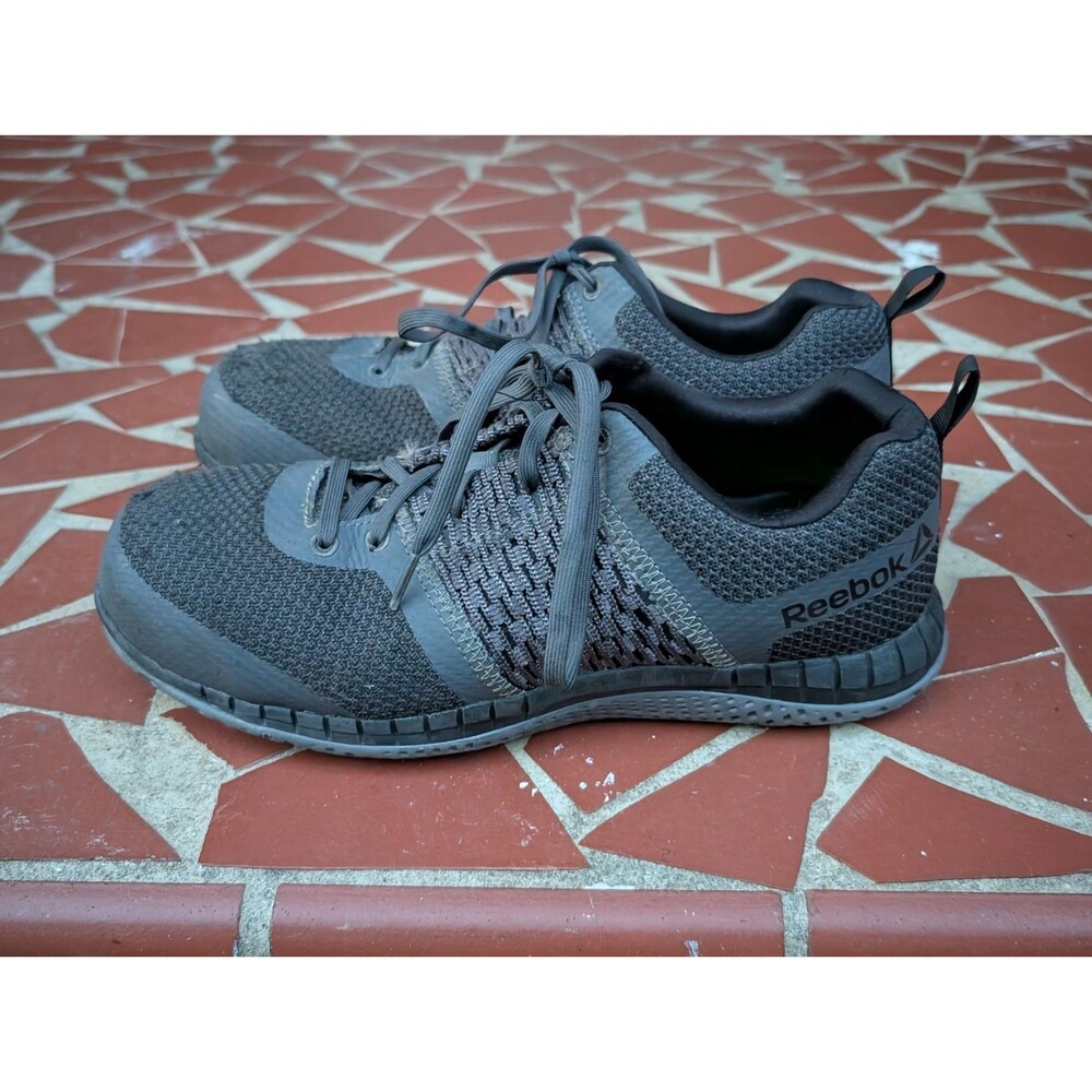 Reebok Men's Print Work ULTK Work Sneaker-Composite Toe-Dark Grey-Size 9.5M